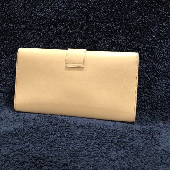 SAINT LAURENT Chyc "Y" Leather Clutch NWT - Picture 2 of 10